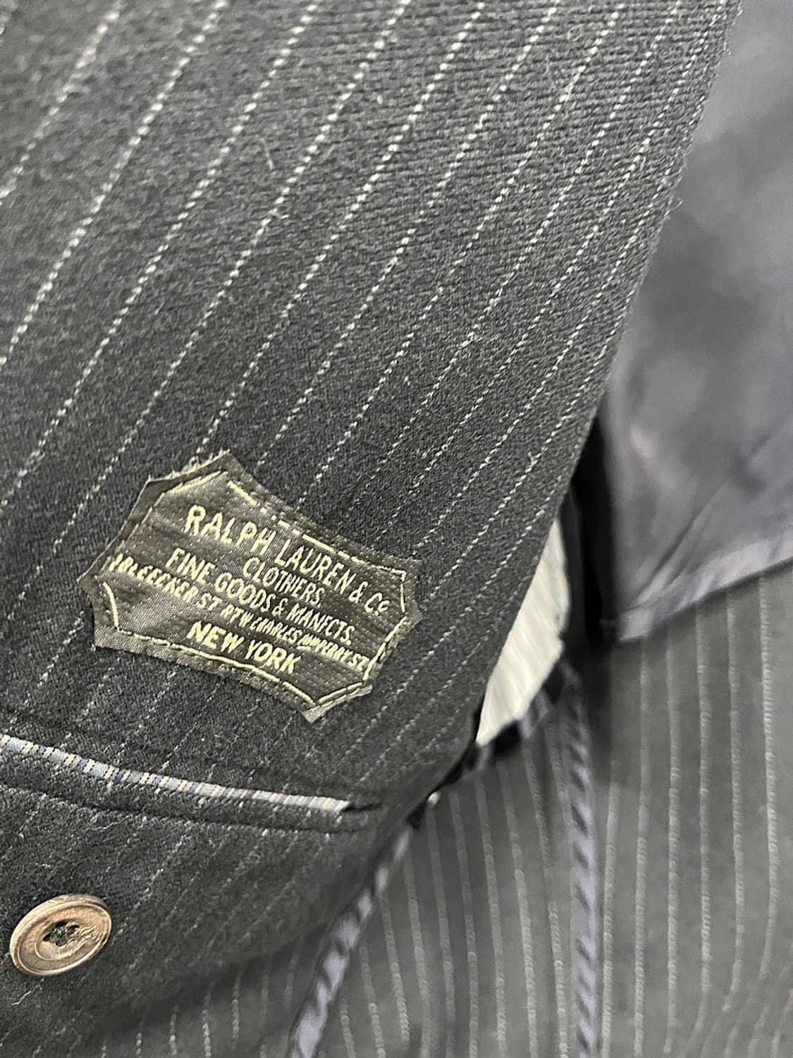 95-100) 폴로 스트라이프 코튼자켓  상품이미지7