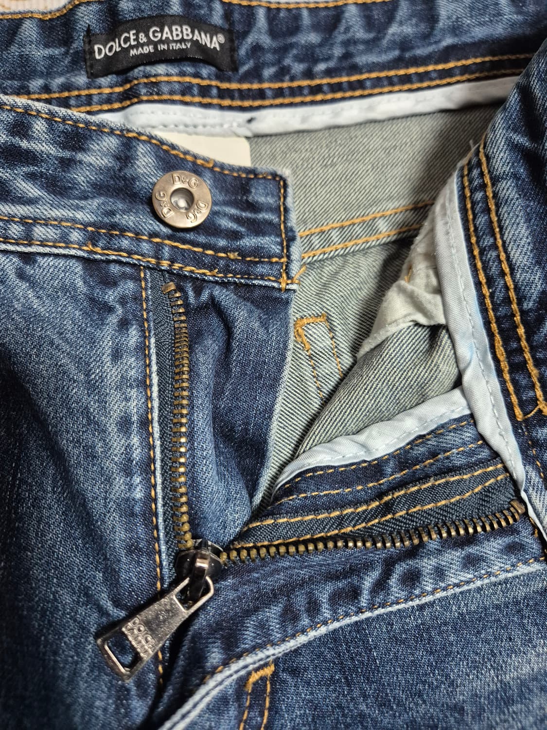돌체앤가바나 블루 데님 청바지/34 상품이미지5