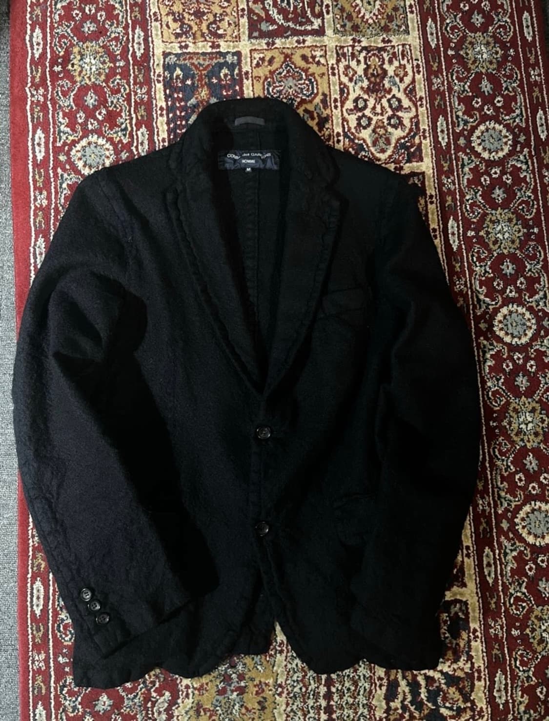 comme des garcons homme 축융울 블레 이저 자켓 상품이미지2