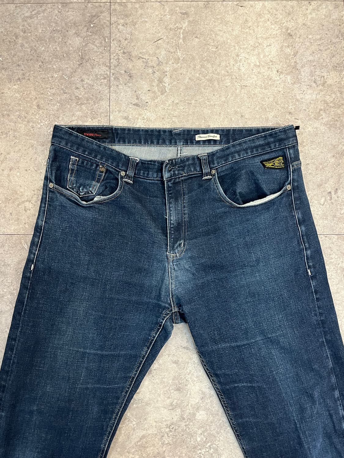 에비수 포켓 프린팅 데님 팬츠 38 #csz4145 상품이미지5