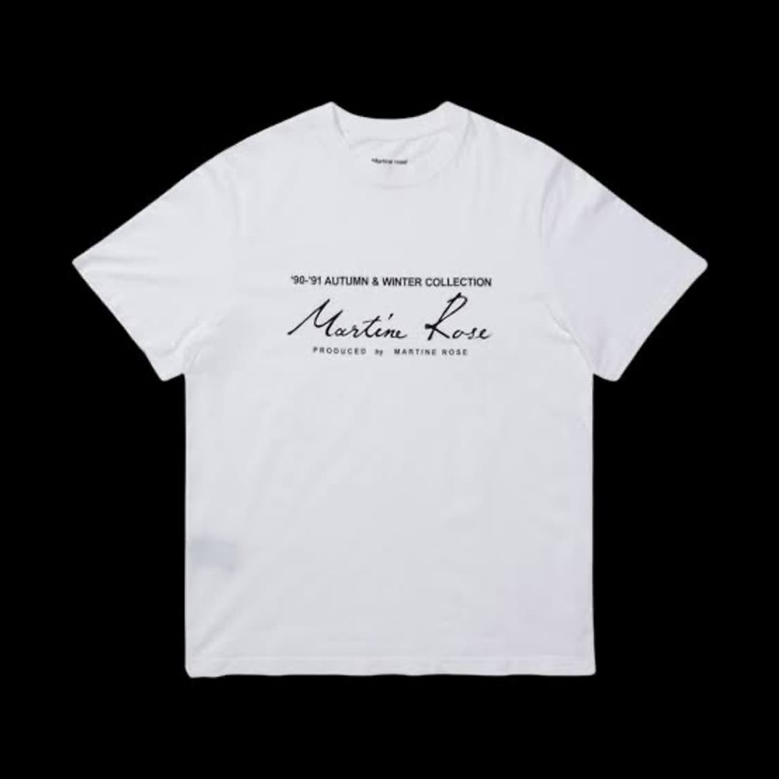 마틴로즈 클래식 로고 티셔츠 화이트 L 상품이미지1