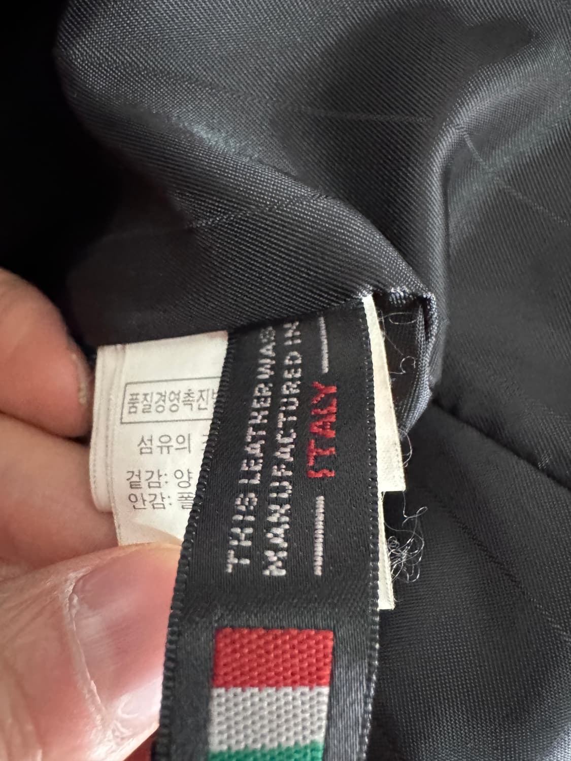 이크라세 리얼 양가죽 100% 이태리 가죽 자켓 L 상품이미지4