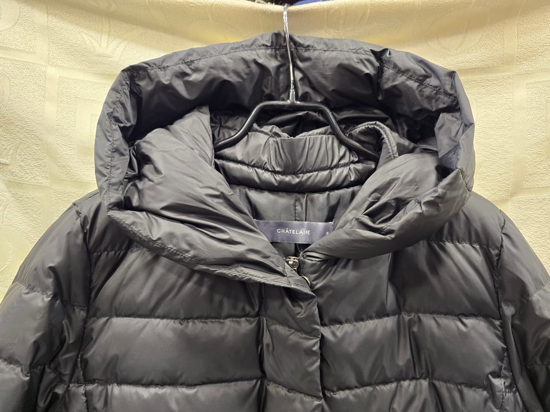 샤트렌 CHATELAINE 여성 다운 롱패딩 블랙 95 상품이미지2