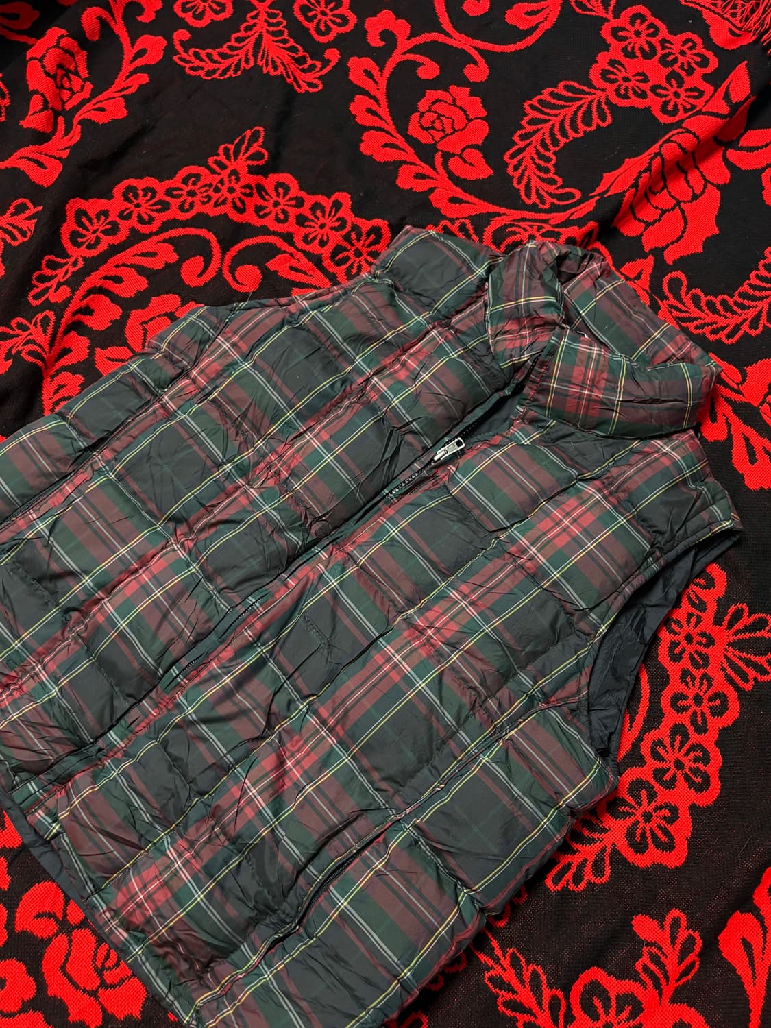 "Eddie bauer" flannel padded vest 상품이미지3