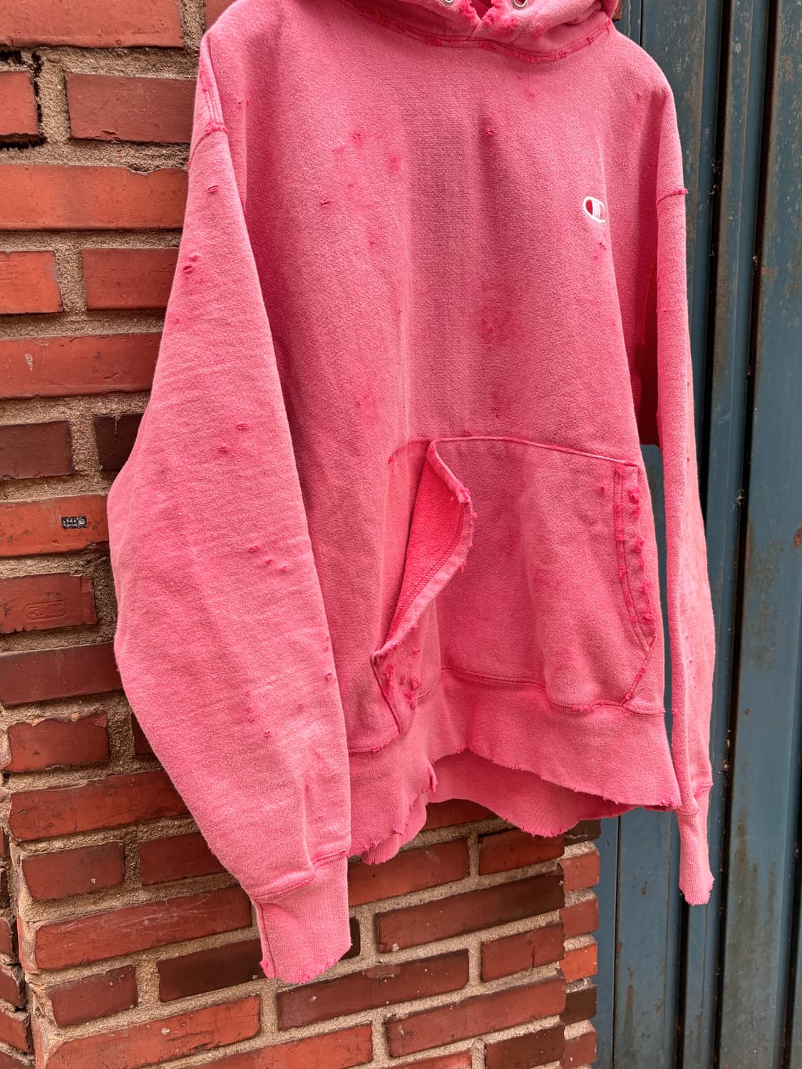 챔피온 리버스위브페이딩 커스텀 후디XL 상품이미지2