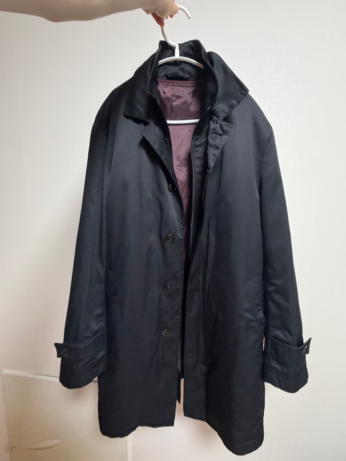 네이비 코트 자켓 상품이미지1