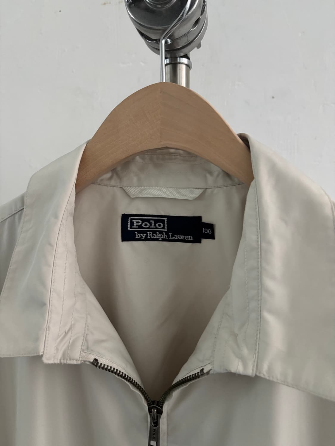  Polo 폴로 랄프로렌 라이트베이지 컬러 폴리쉘 헤링턴 자켓  ﻿ 상품이미지3