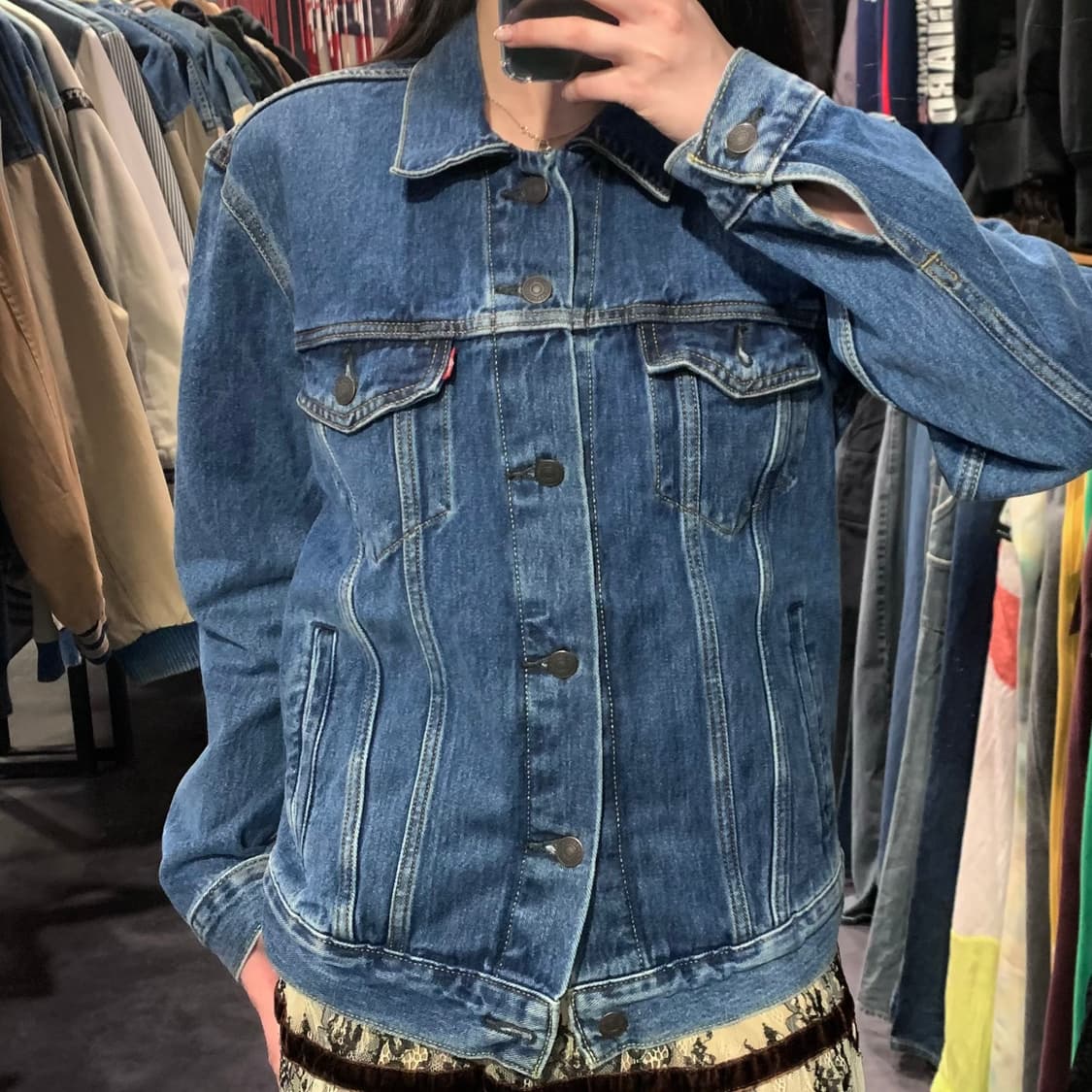 [IM] 리바이스 데님 자켓 중청 상품이미지4