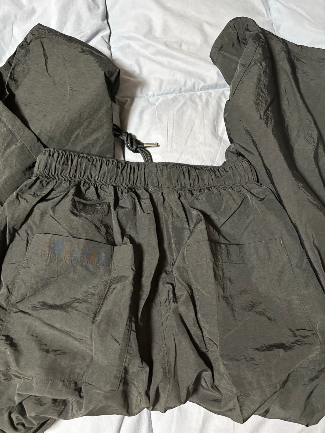 1 폴리테루 휴먼인덱스 트랙 팬츠 블랙 화이트 상품이미지4