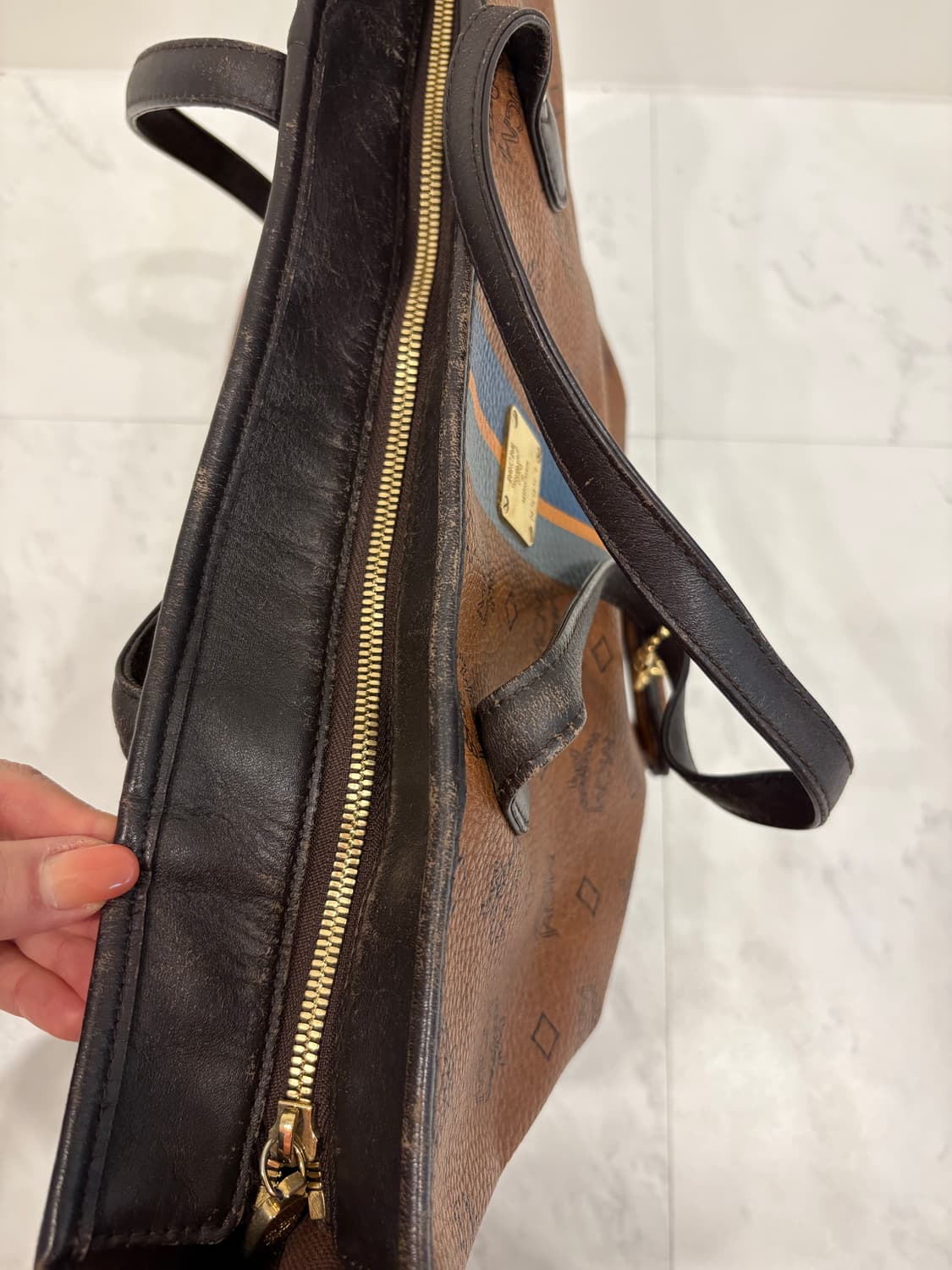 mcm vintage vissetos shopper bag 상품이미지5