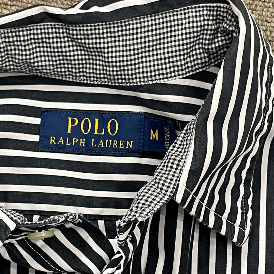 (M) POLO 폴로 랄프로렌 스트라이프 셔츠 상품이미지5