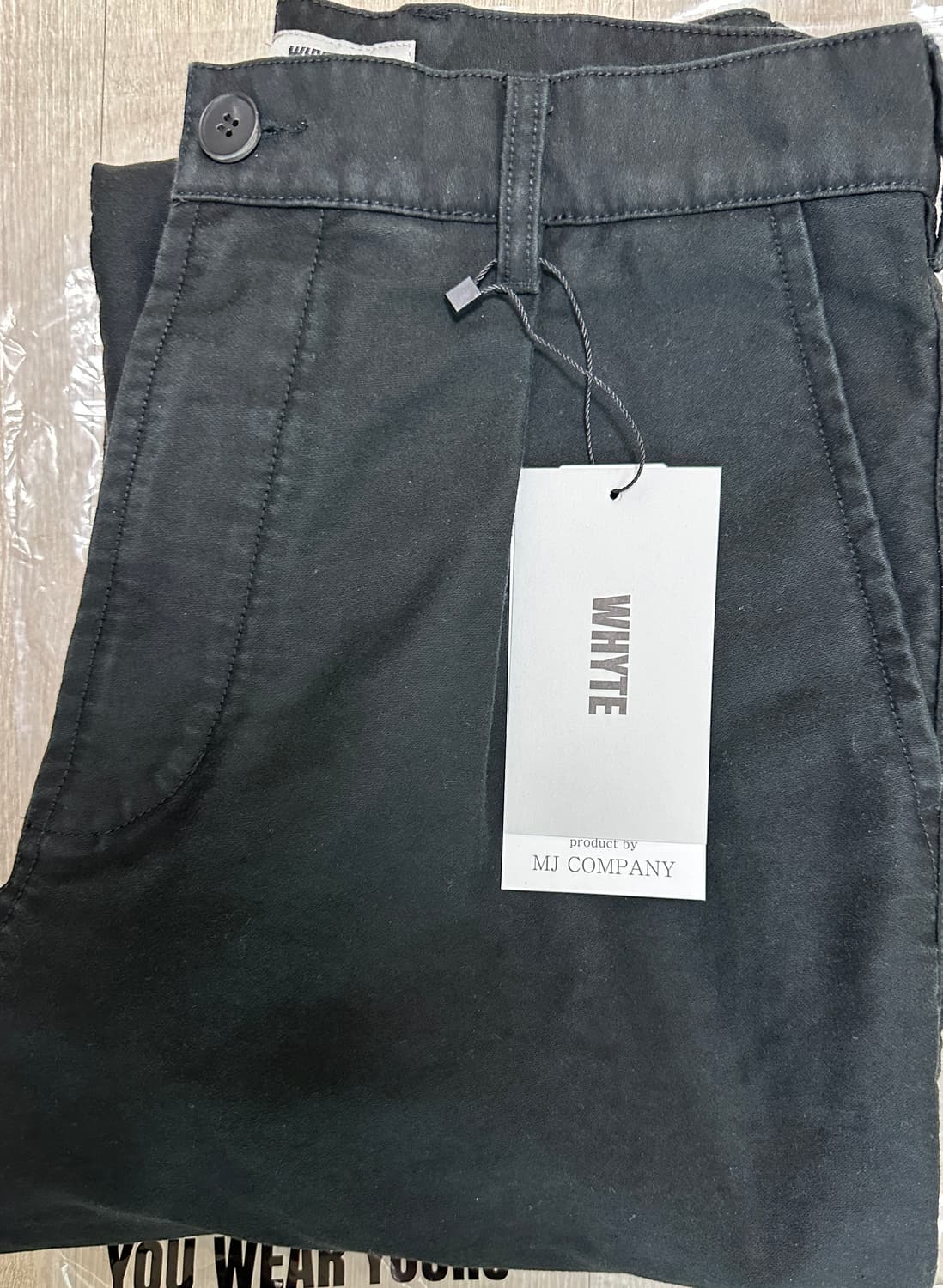 (M) whyte 콜팬츠 새상품 판매 상품이미지2