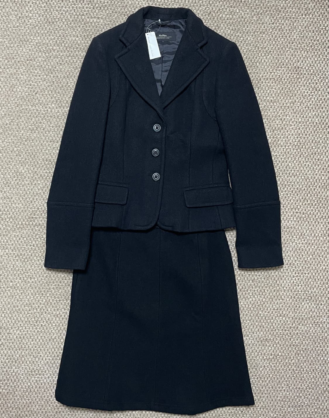 막스마라 위켄드 울 자켓 스커트 셋업 수트 새상품  상품이미지1