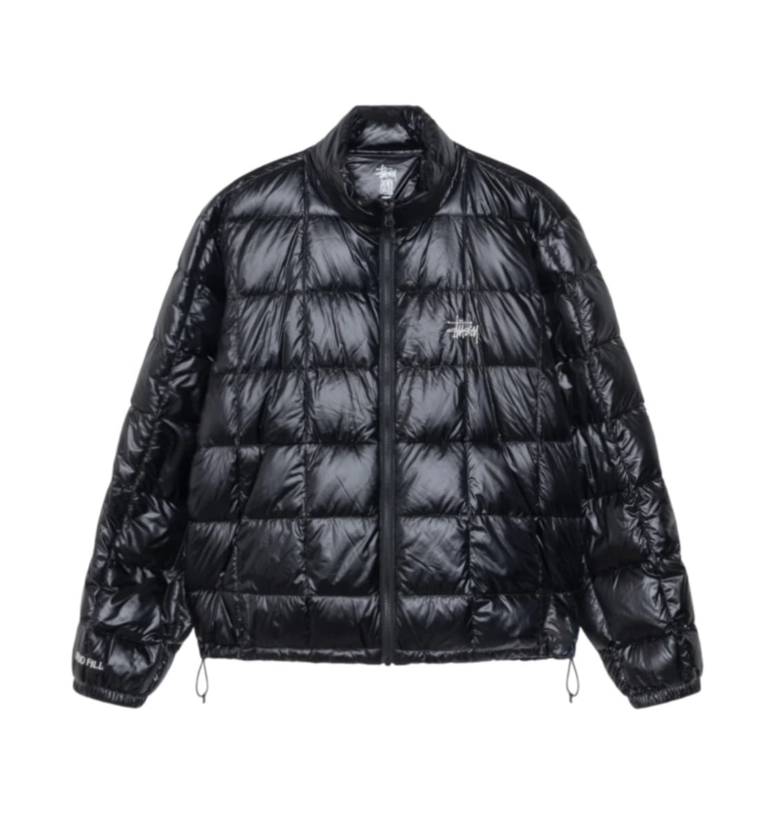 [M]스투시 미드웨이트 푸퍼 블랙 경량패딩 상품이미지1