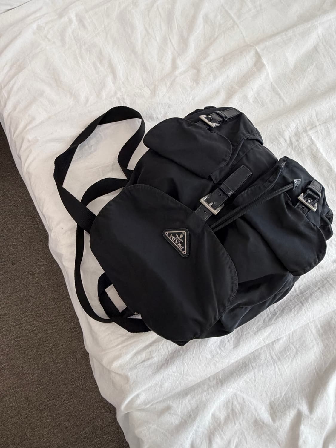 [PRADA] 테수토 나일론 백팩 블랙 상품이미지3