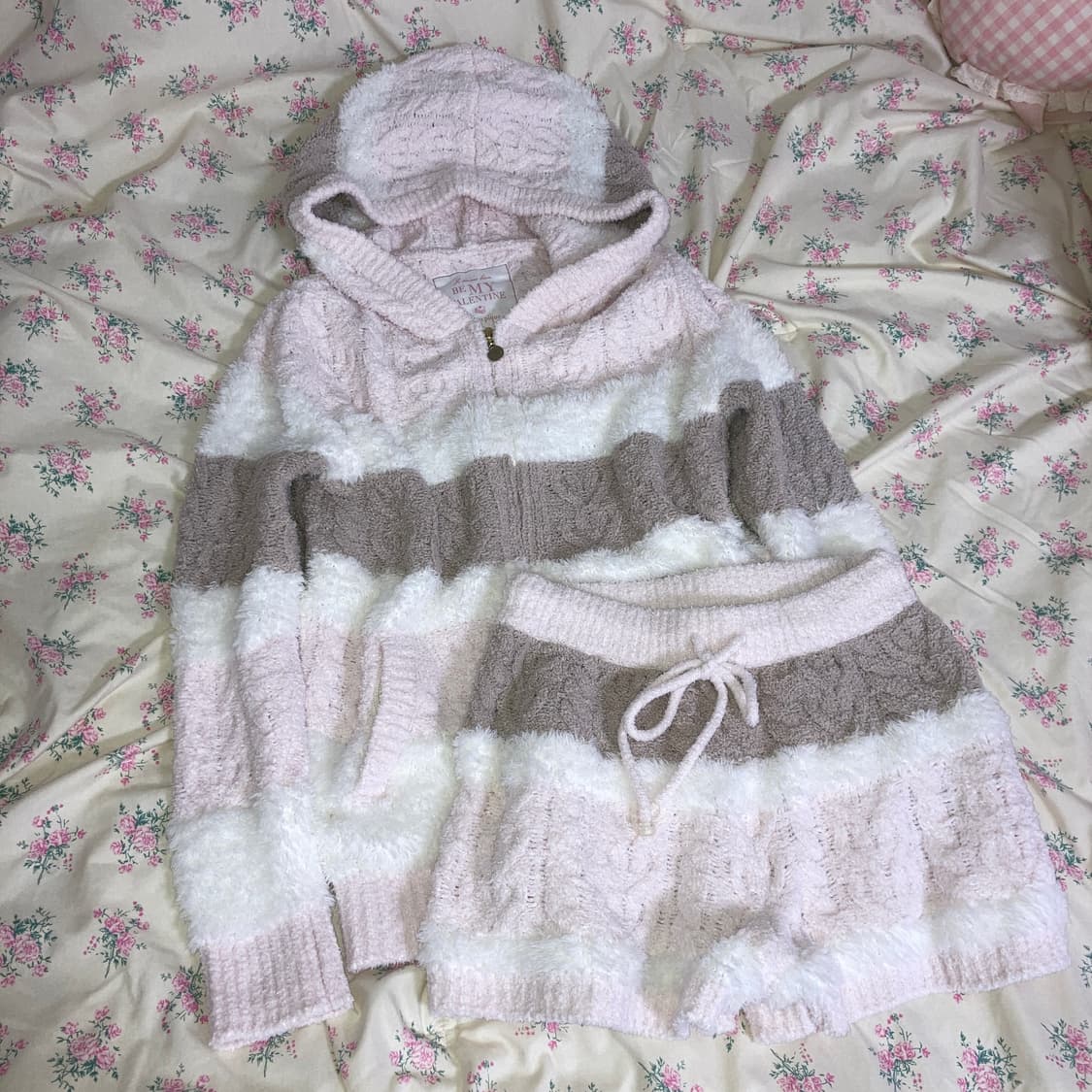 젤라또피케 발렌타인데이 한정판 홈웨어 세트 후드 핀터레스트 히메 갸루 상품이미지1