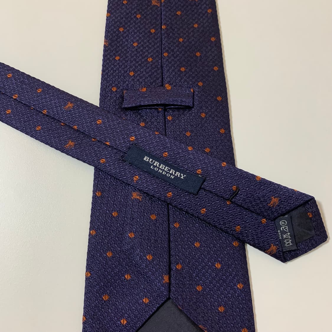 버버리(BURBERRY) 도트넥타이 명품 모노그램 A+등급 9.5cm 상품이미지6