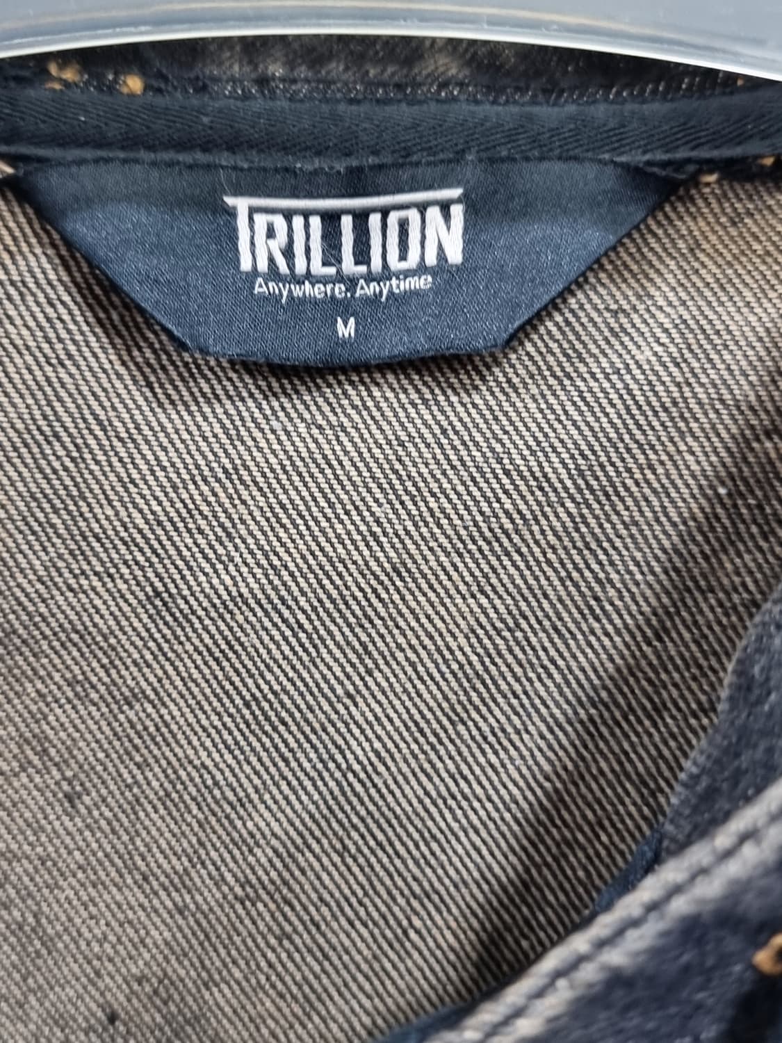 트릴리온 빈티지 워싱 데님 워크후드 집업 (C893 상품이미지3