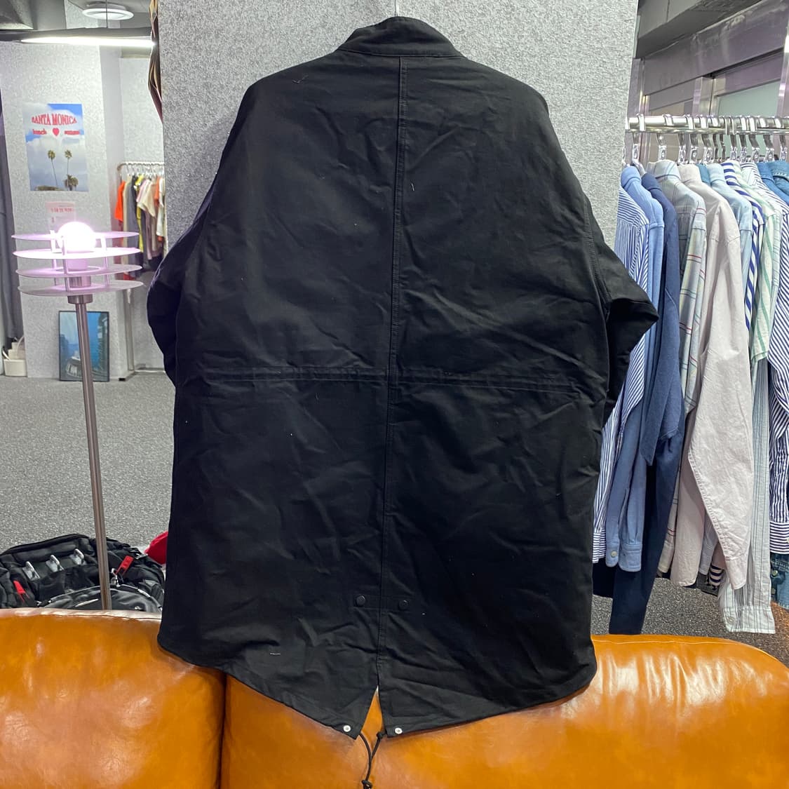 라퍼지스토어 피쉬테일 블랙 누빔 야상 자켓 B4025 상품이미지4