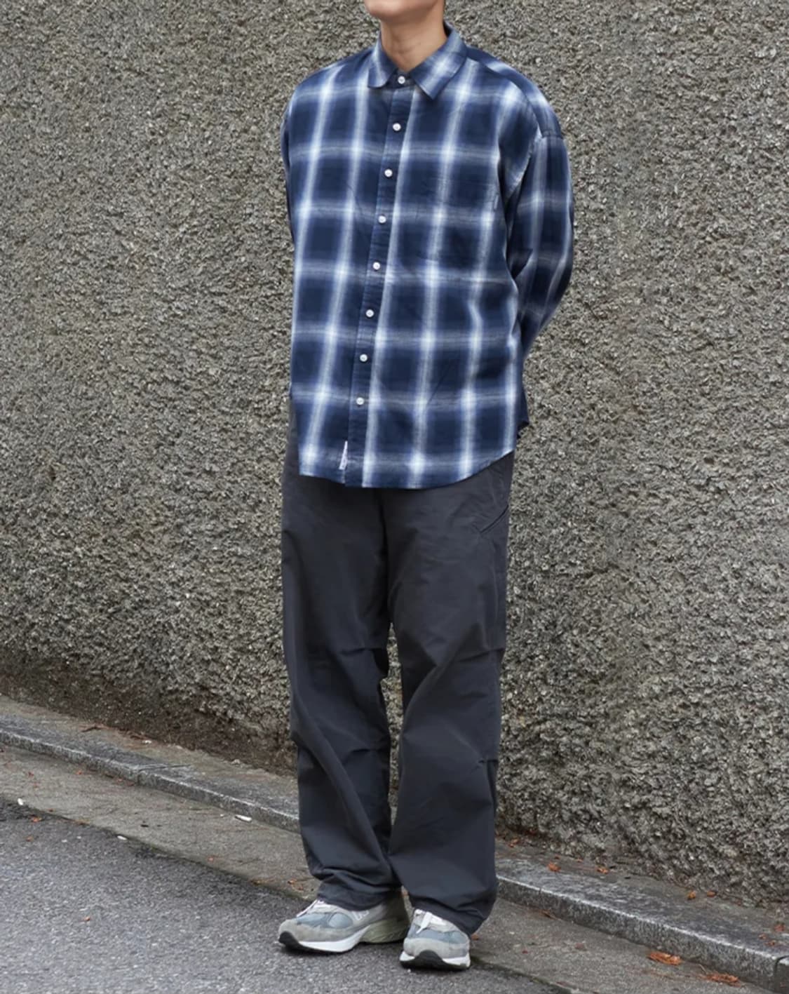 에스피오나지 옴브레 체크 셔츠 M 상품이미지1