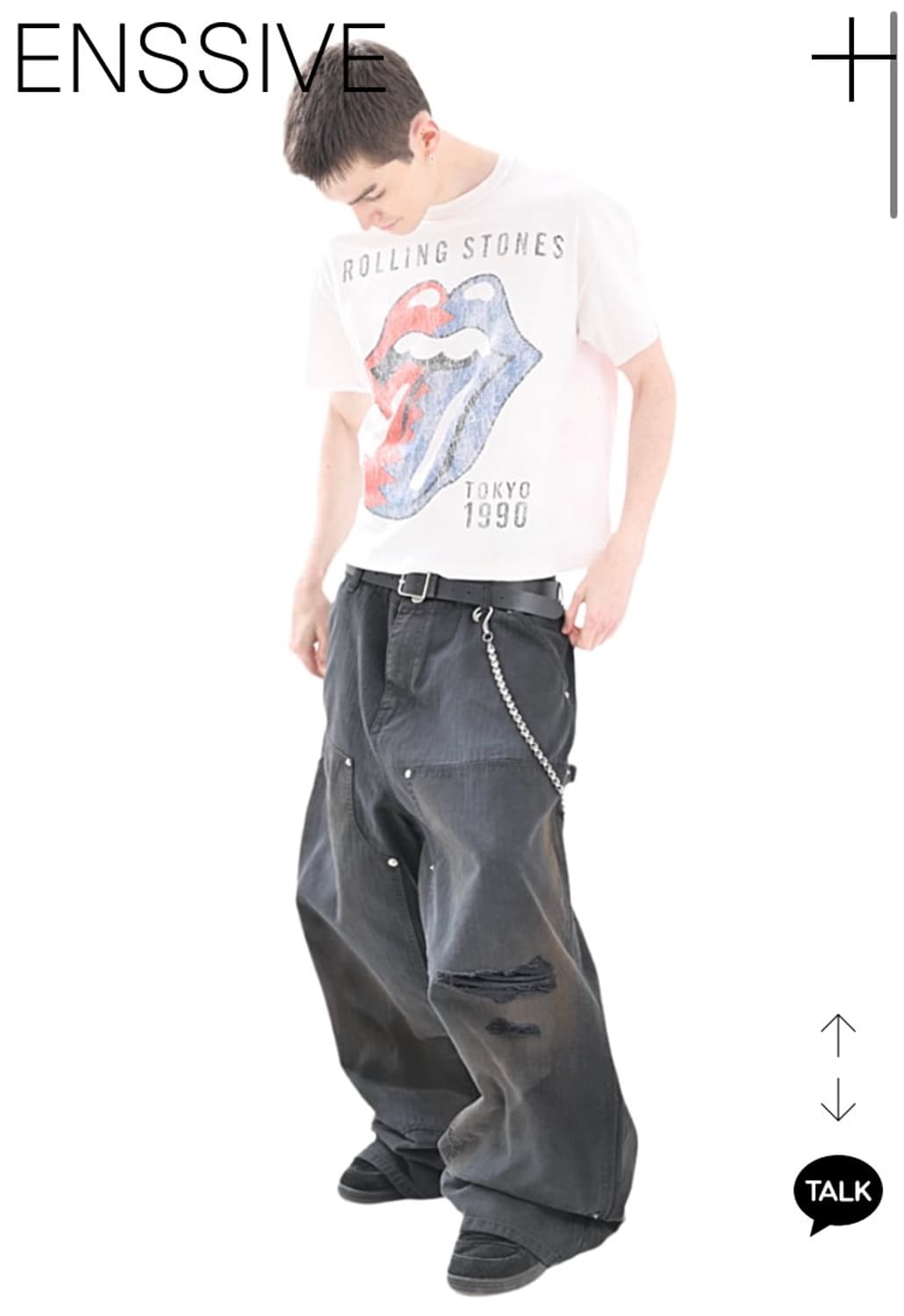 [2] 엔시브 STRIPED CARPENTER PANTS 상품이미지1
