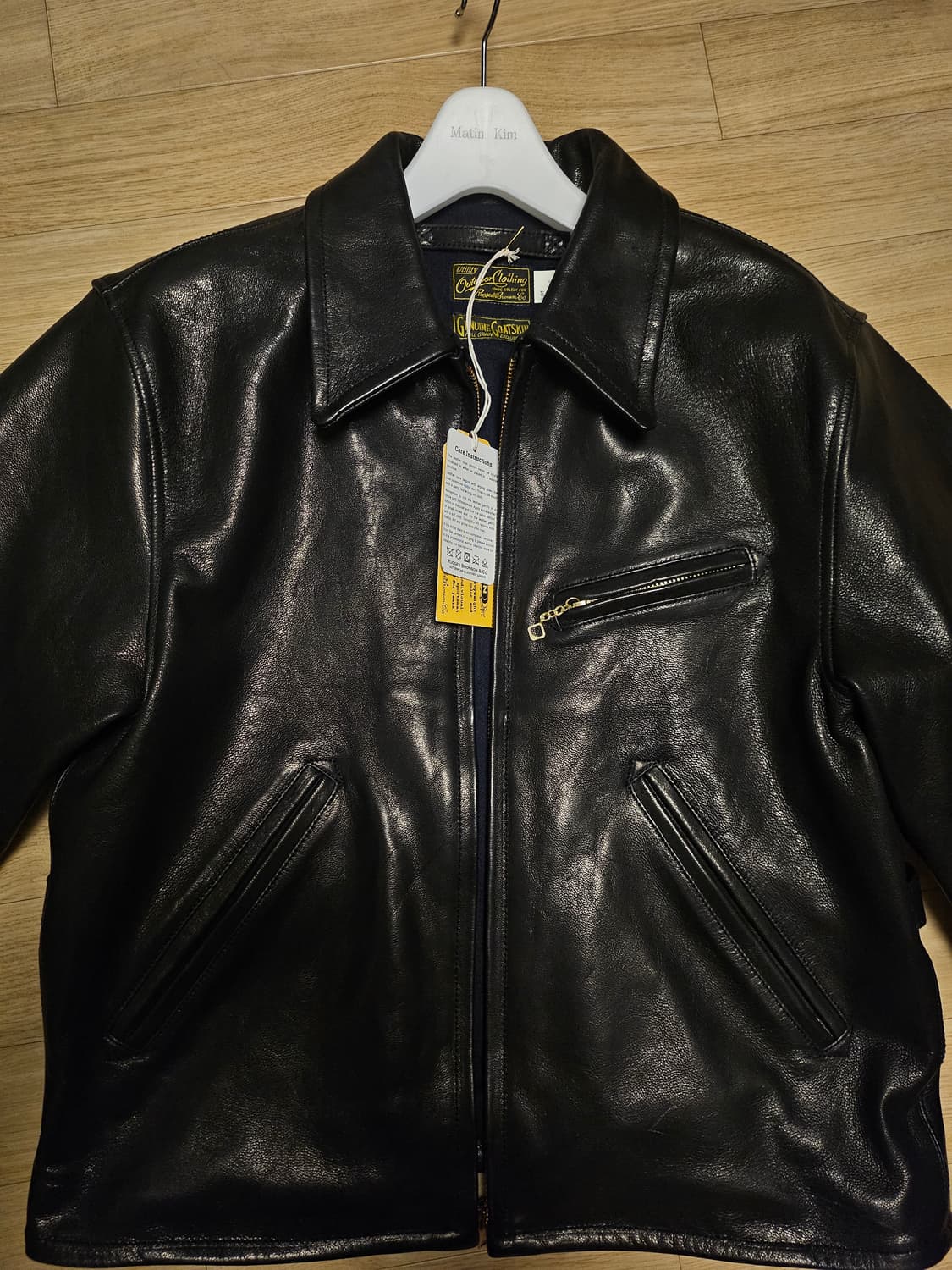 [L] 브론슨 코삭 고트스킨 레더 자켓 상품이미지2