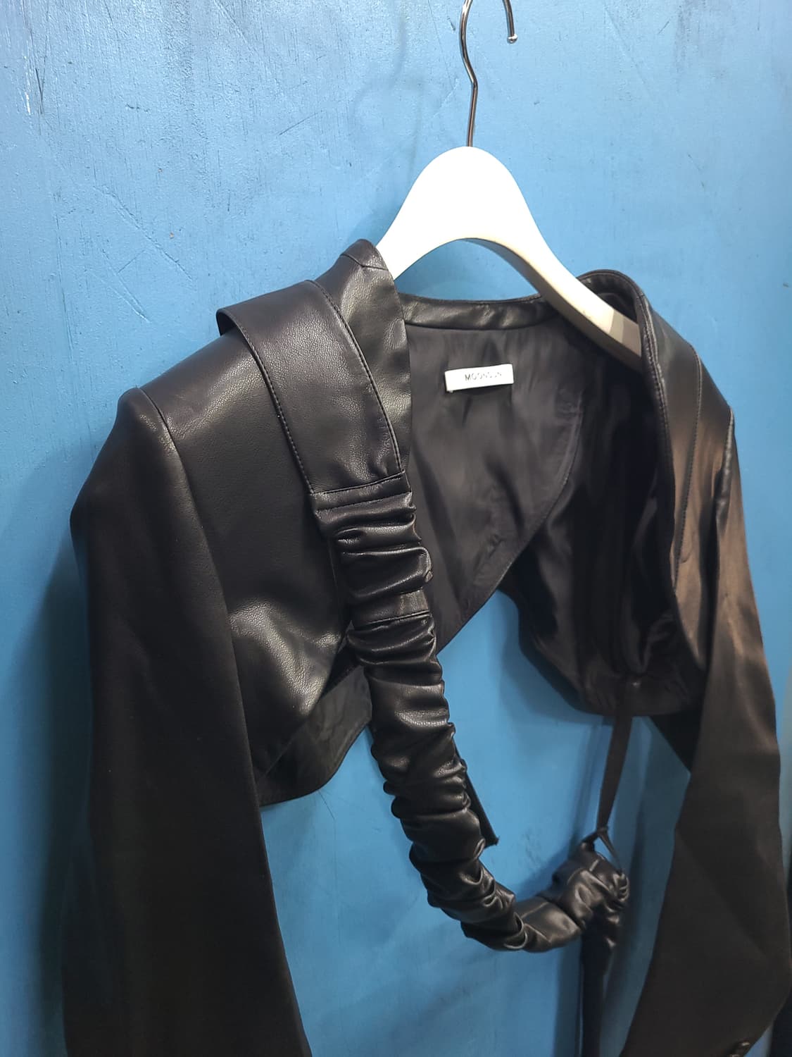 문선의 낮과밤~가죽볼레로자켓 상품이미지4