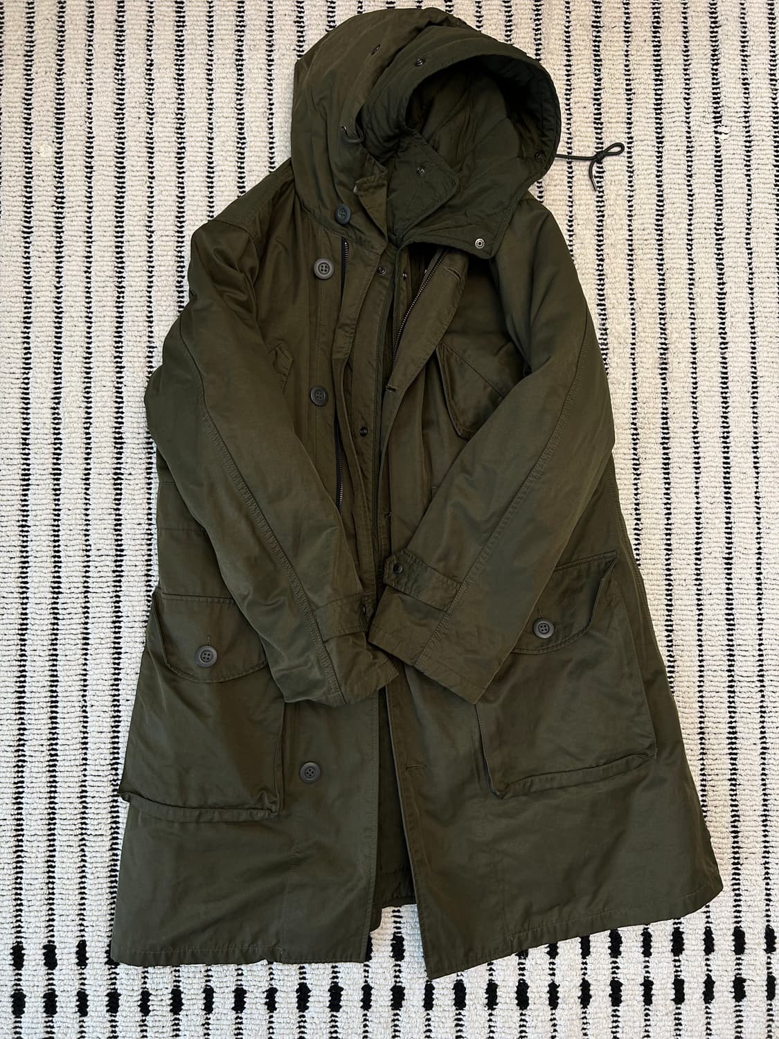 유니폼 브릿지 장진호 파카 카키 상품이미지1