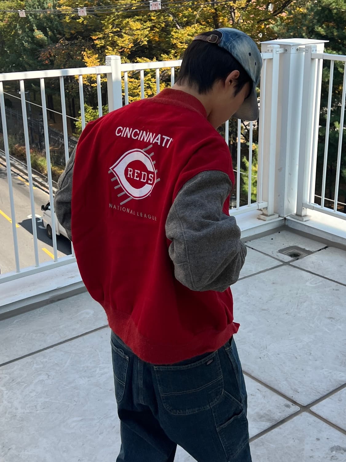 빈티지 바시티 자켓 상품이미지3