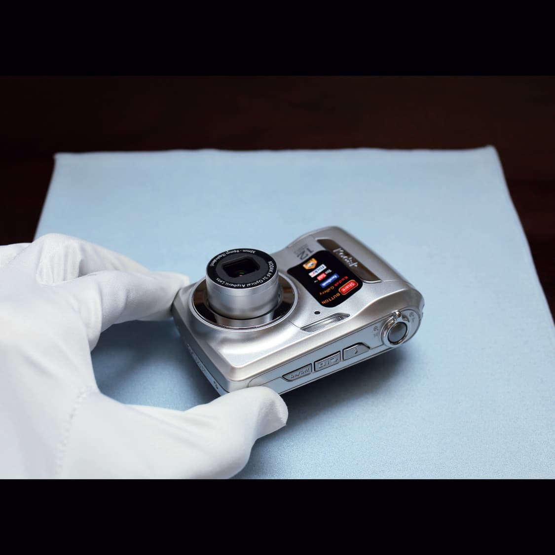 레어<준 민트급><키키디카>코닥 C143 실버 빈티지 디카 상품이미지6