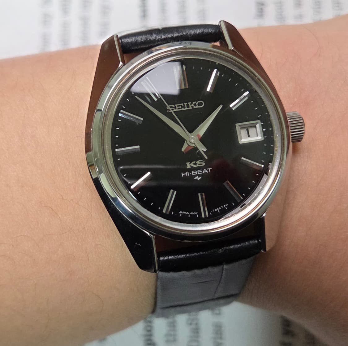 빈티지 킹세이코 45KS 와이드보이 수동메커니컬 금배꼽 ver.  상품이미지9