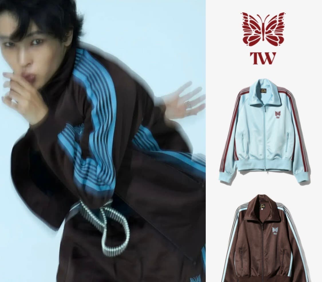 니들스 tw 트랙자켓 브라운 S,M,L 미개봉 새상품 상품이미지1