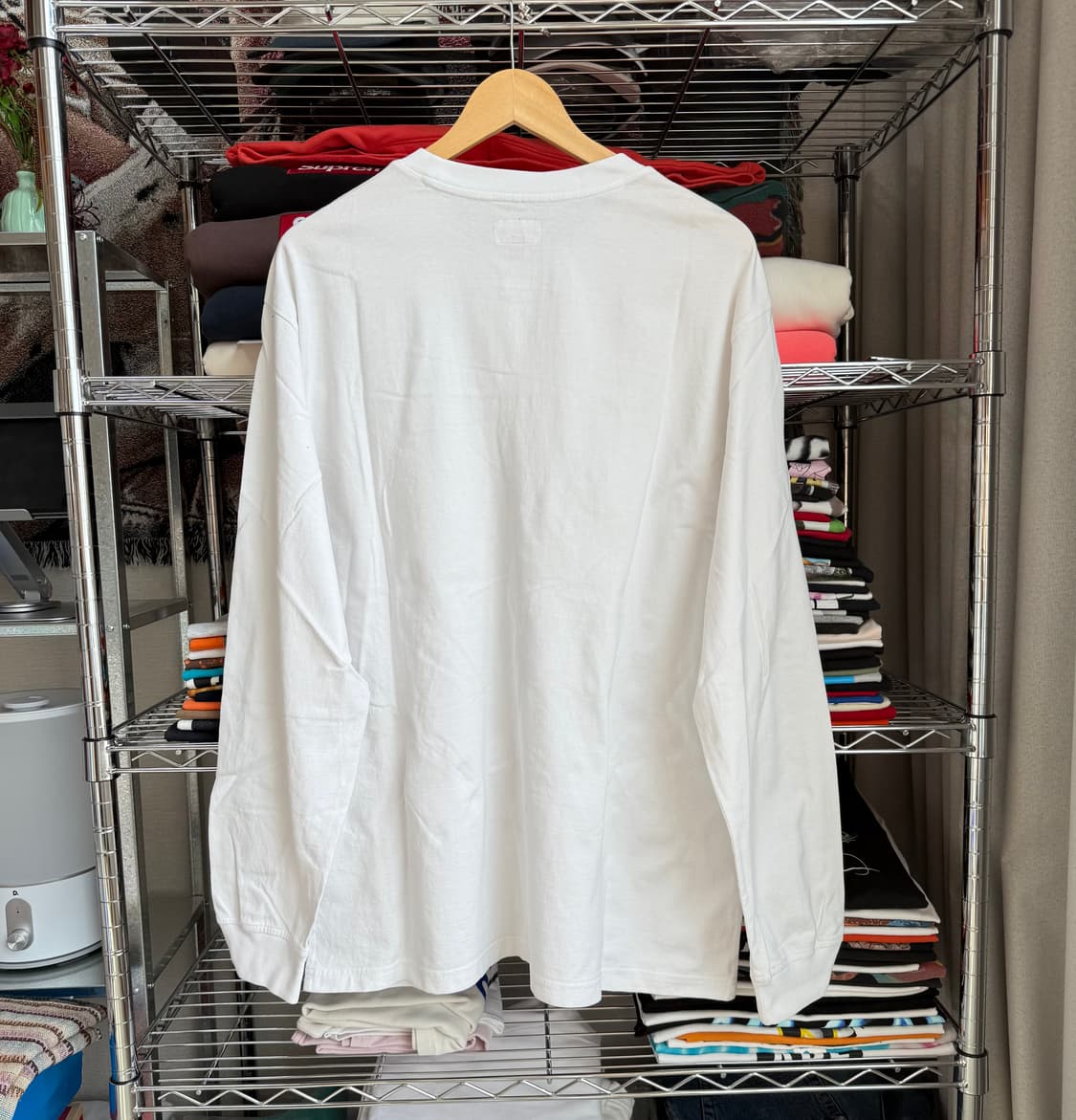 슈프림 스몰 박스로고 롱슬리브 상품이미지2