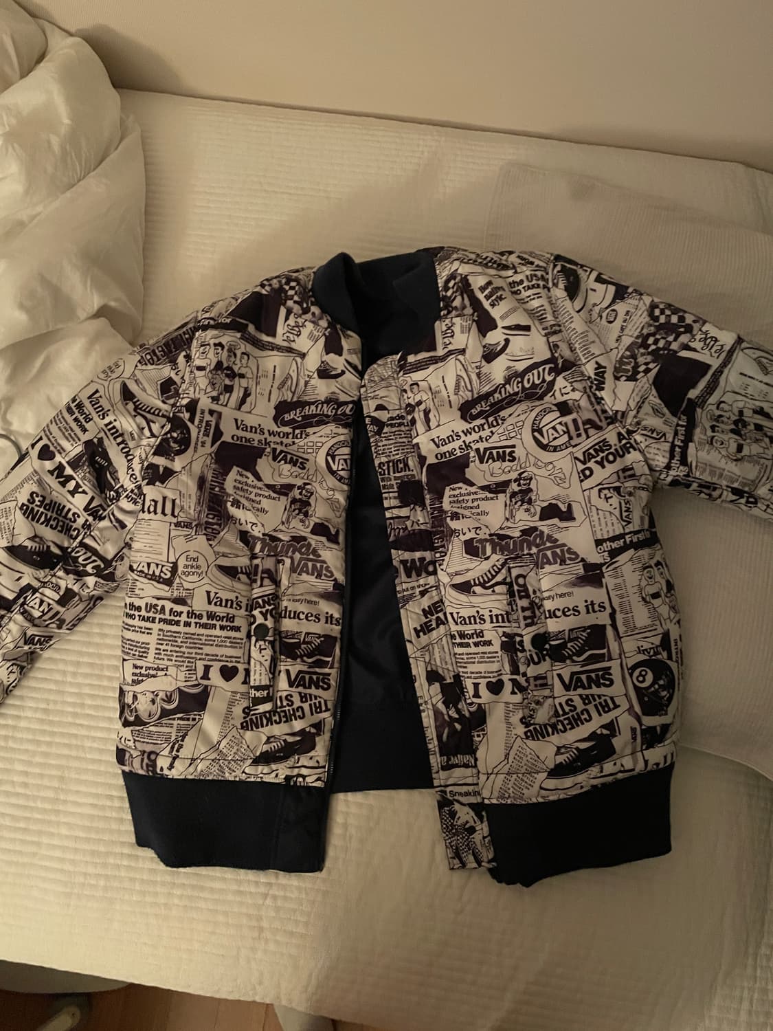 반스 봄버자켓 상품이미지4