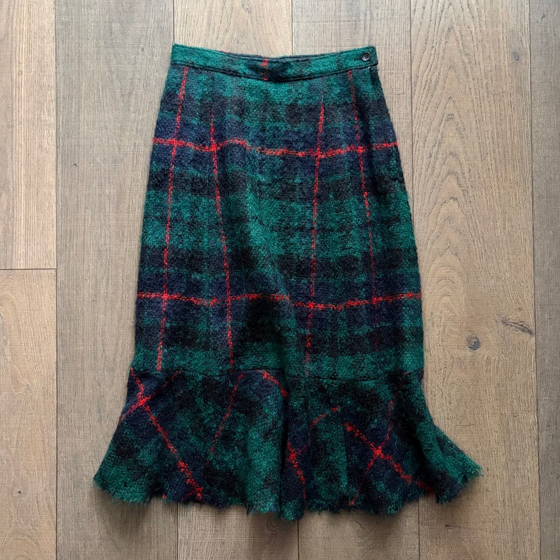 Boucle Check Flare Skirt 상품이미지9