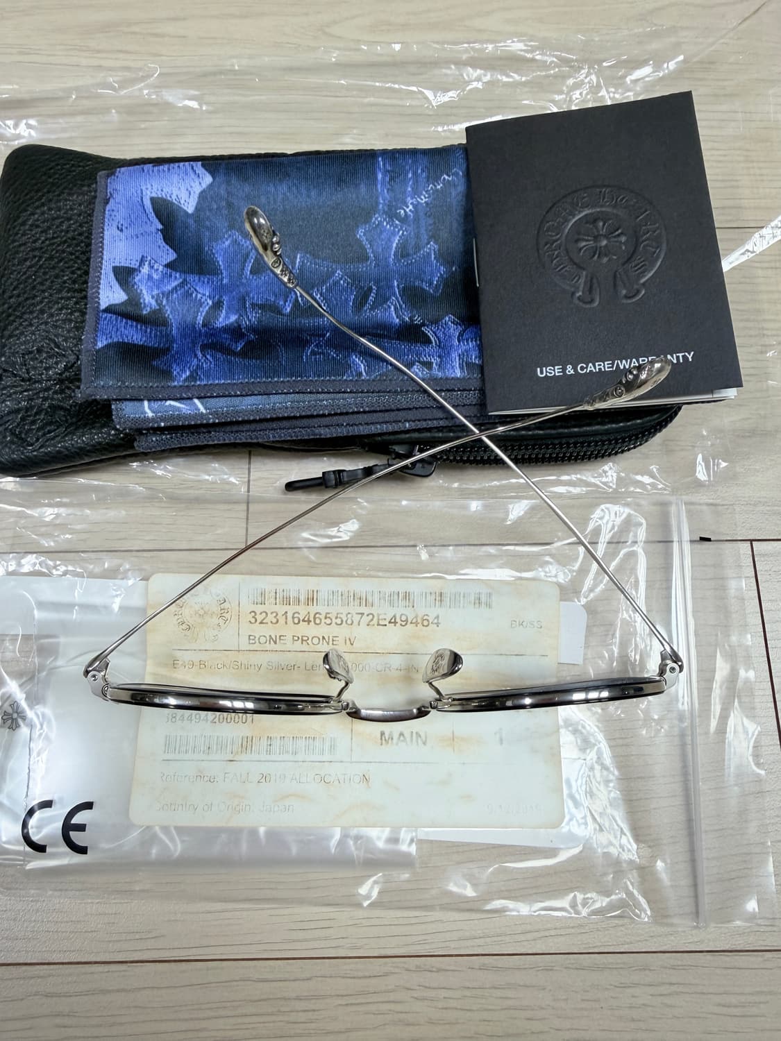 크롬하츠 본프론4 bone porne4 블랙실버 상품이미지3