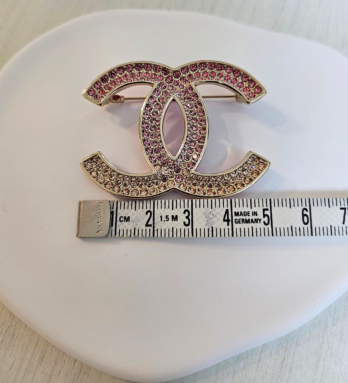 샤넬 핑크그라데이션 지르곤 브로치 상품이미지5