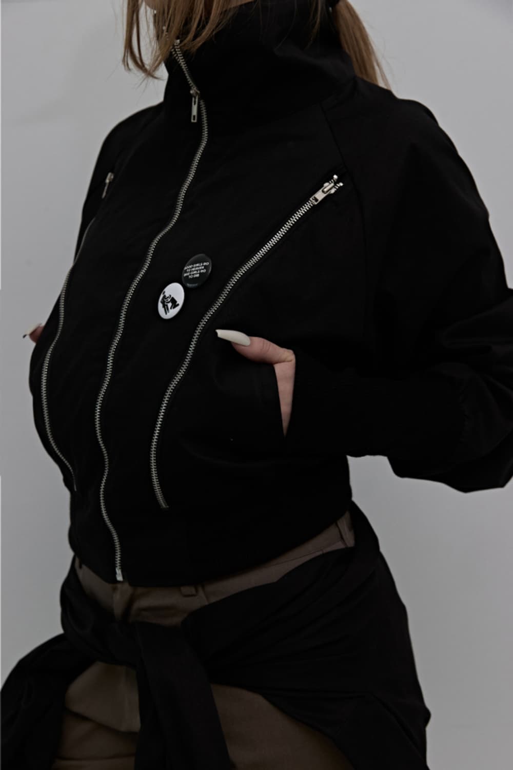 딥인블루 ZIPPER BLACK 상품이미지3