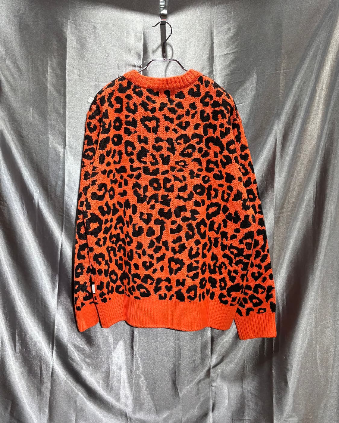L FETCH 패치선데이 레오파드 오렌지 라운드 니트 상품이미지3