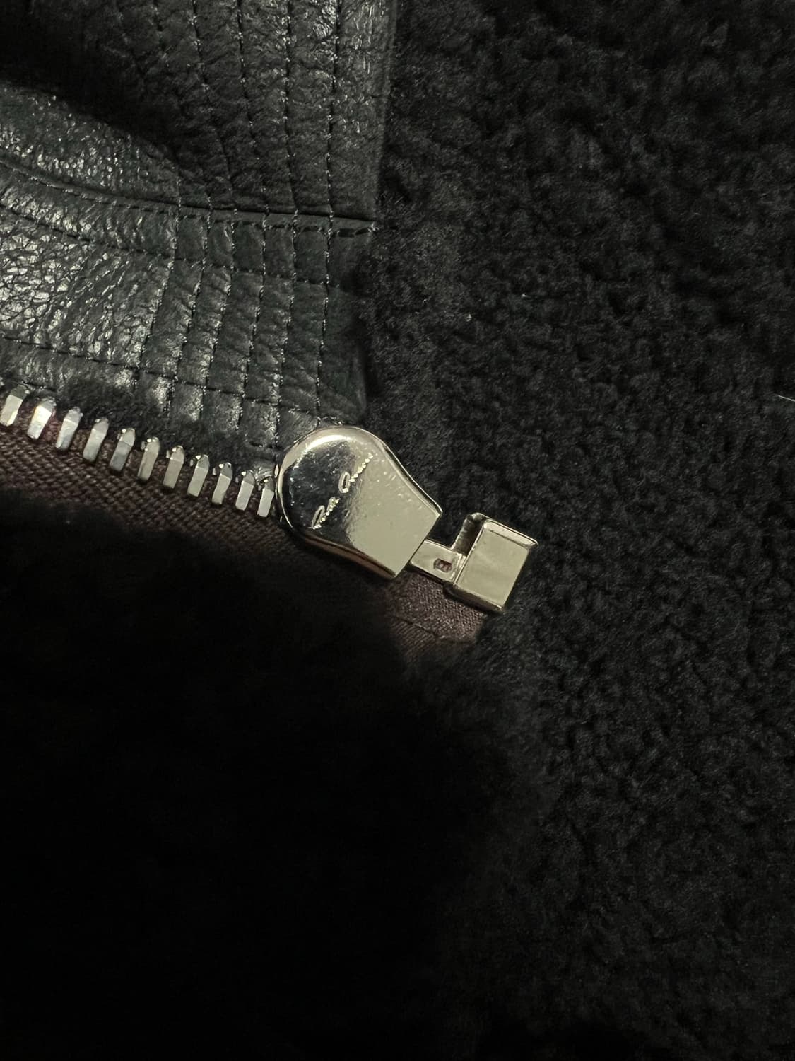 릭오웬스 나스카 시어링 하이넥 무스탕 40 상품이미지7