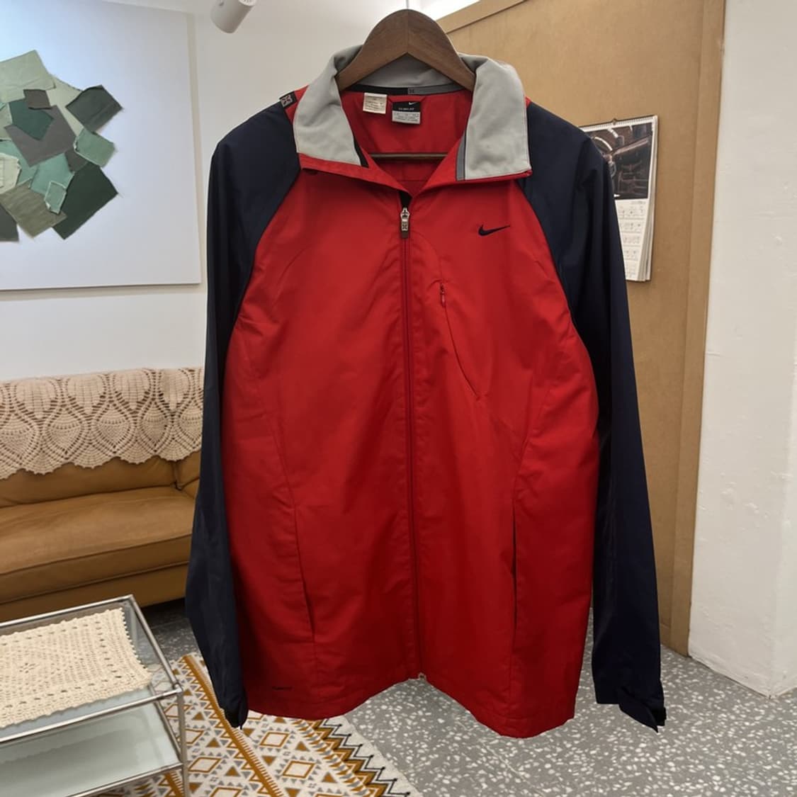 나이키 올드스쿨 레트로 00's 배색 바람막이 자켓 XL C10501 상품이미지3