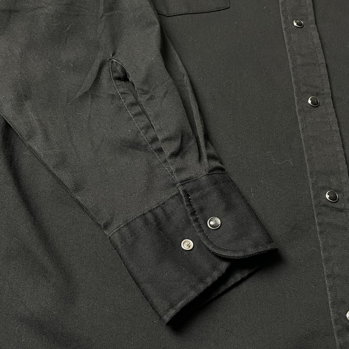 DICKIES 디키즈 빈티지 블랙 스냅버튼 워크 셔츠 A00863 상품이미지5