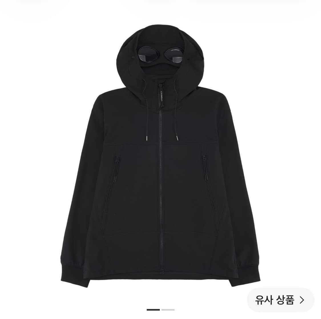 CP컴퍼니 쉘R 고글 자켓 블랙 - 25SS L사이즈 상품이미지1