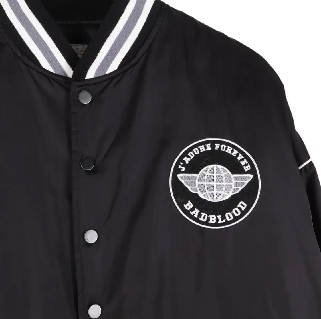 BADBLOOD 블랙 바시티 자켓 상품이미지2