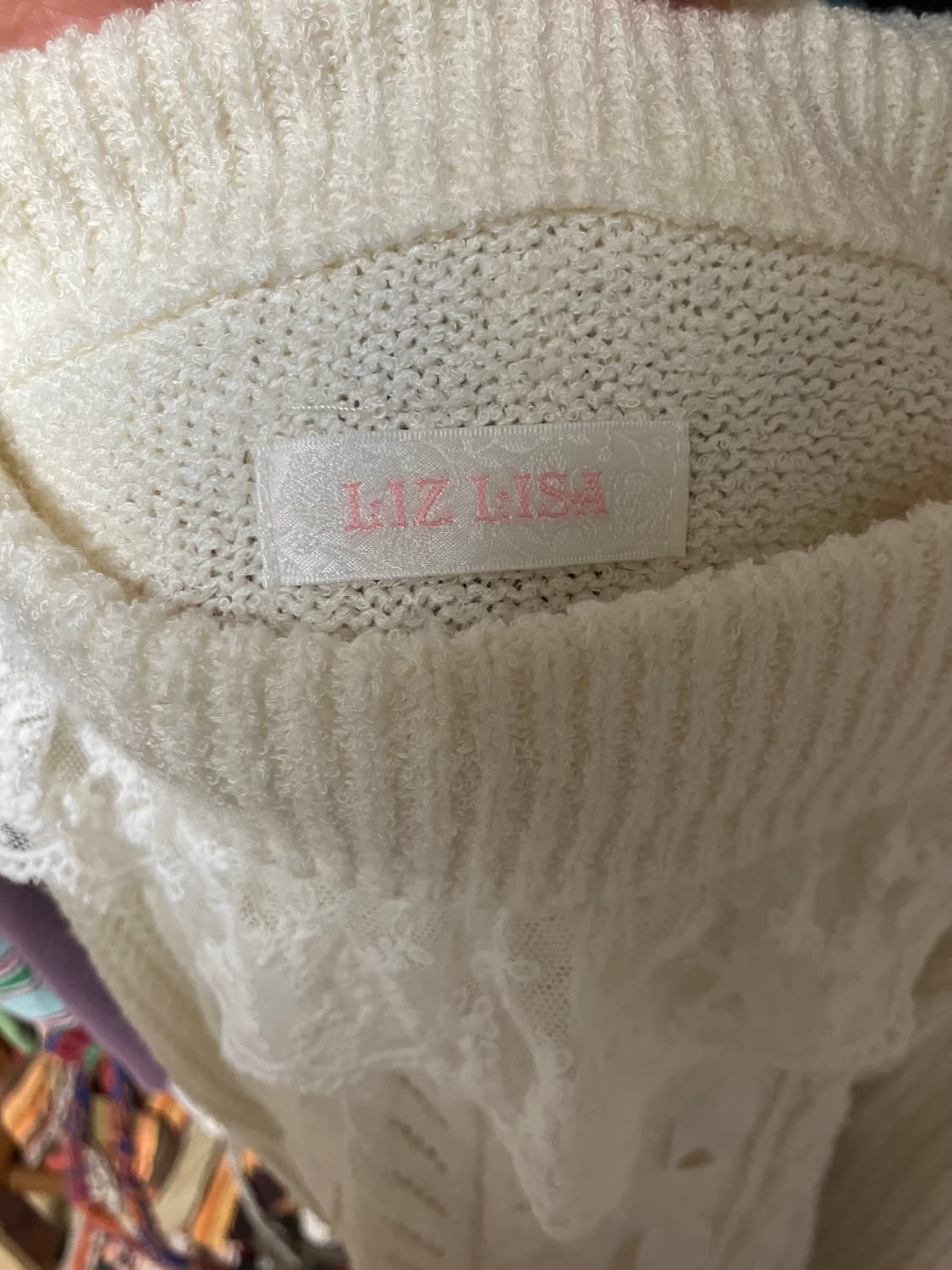 리즈리사 오프숄더 니트 상품이미지6