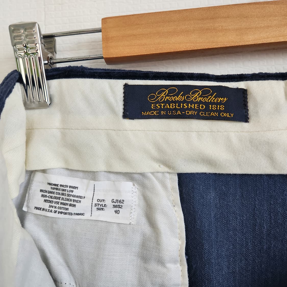 80s 브룩스 브라더스 코듀로이 치노 상품이미지8