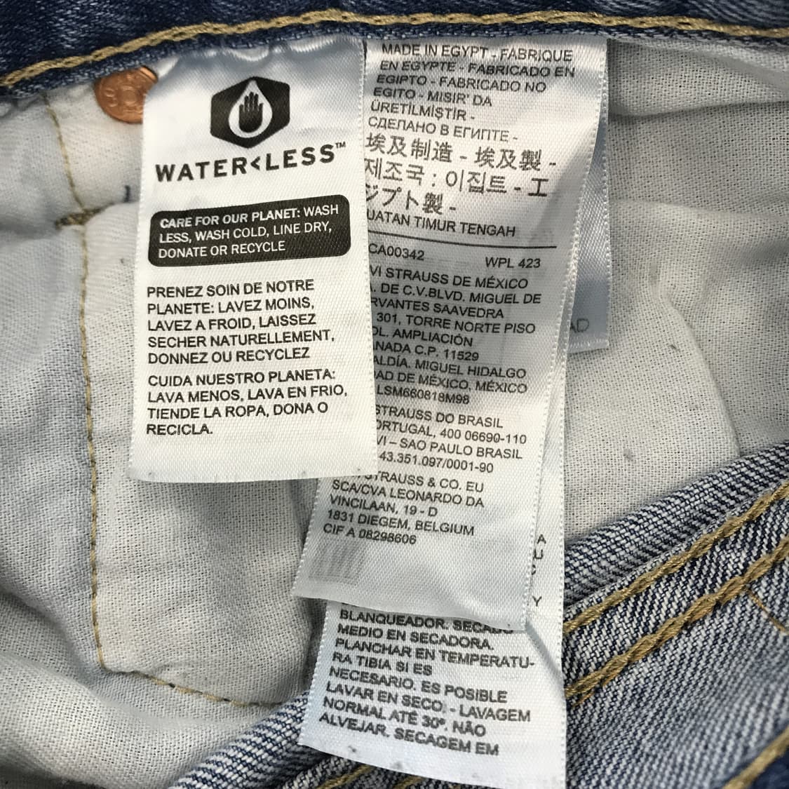 리바이스 501 데님 반바지 [34인치] 상품이미지5