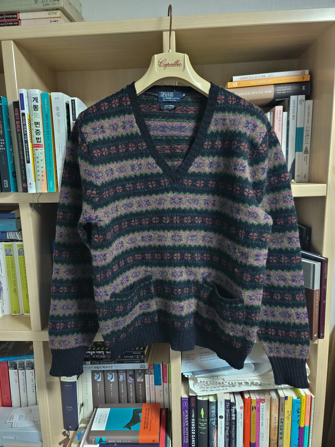 빈티지 폴로 페어아일 니트 스웨터 상품이미지1