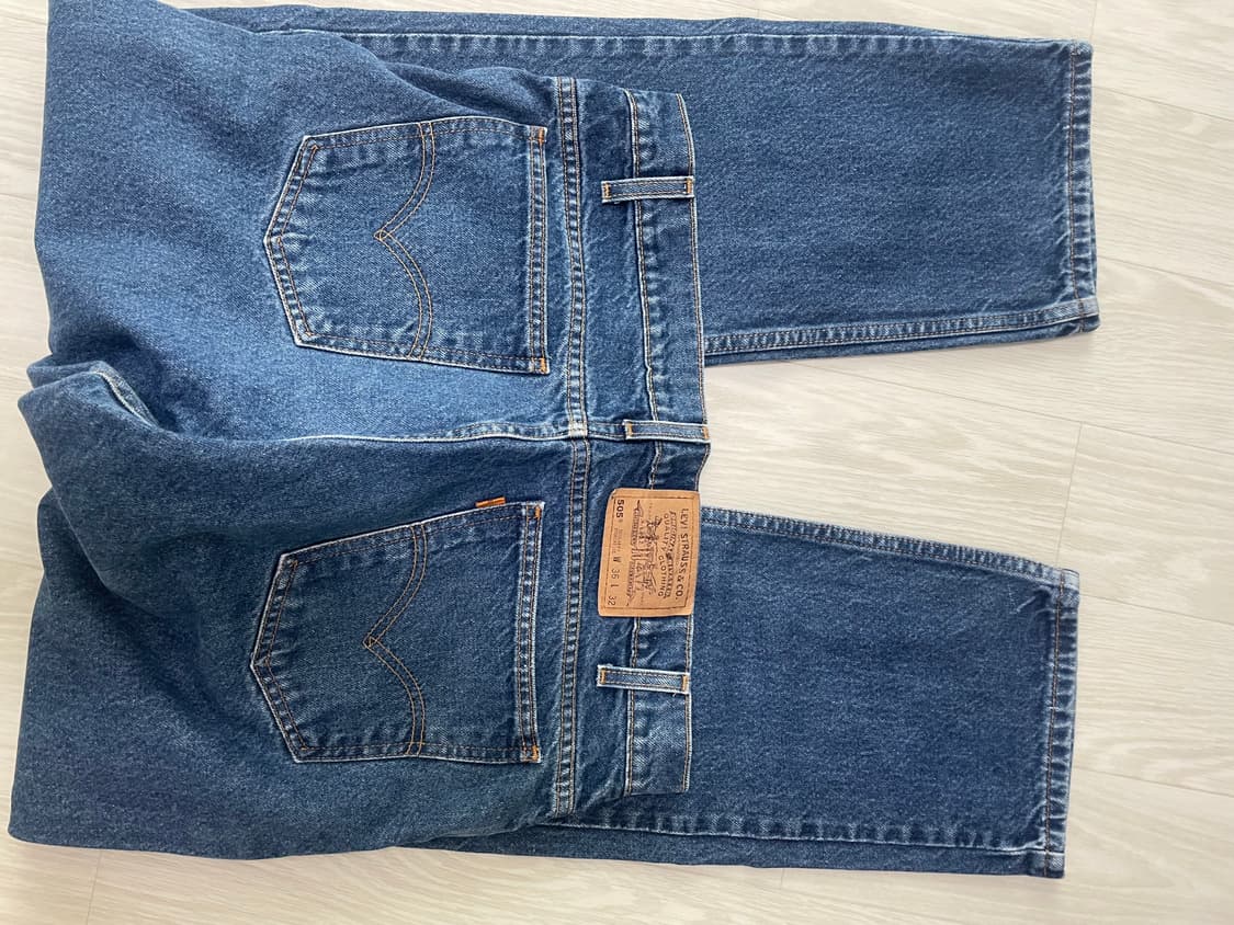 리바이스 빈티지 505 36/32 진청 실 34 상품이미지3