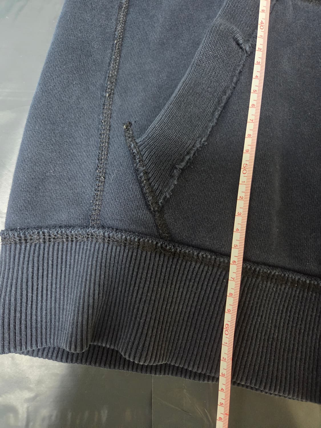 아베크롬비 원형로고 네이비후드집업 상품이미지5